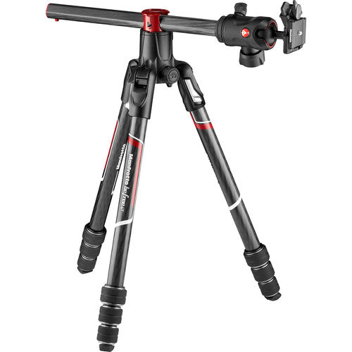Manfrotto MKBFRC4GTXP-BH Befree GT XPRO Carbon Fiber Travel Tripod with 496 Center Ball Head for Photography, Vlogging