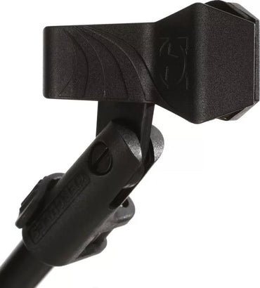 Hercules MS533B EZ Clutch Microphone Stand with 2 in 1 Hideaway Boom Bracket Black