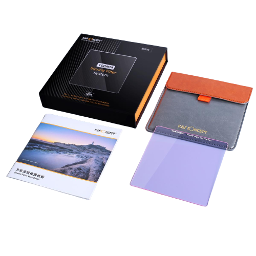K&F Concept Nano-X ND8 Square Filter 3-Stop 100X100mm Waterproof Anti Scratch Anti Reflection for Camera DSLR Mirrorless