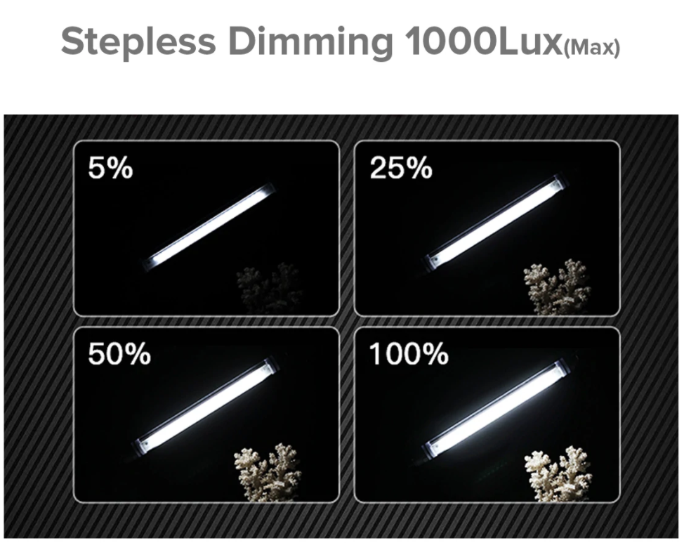 Luxceo P7RGB Pro Bluetooth Waterproof Video Light with 8 Lighting Modes and App Intelligent Control