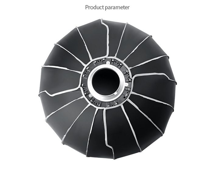 Triopo 35.4 inches / 90cm Parabolic Hexadecagon Umbrella Softbox for Photography, Location Shoots, Studio Equipment (KP2 90)