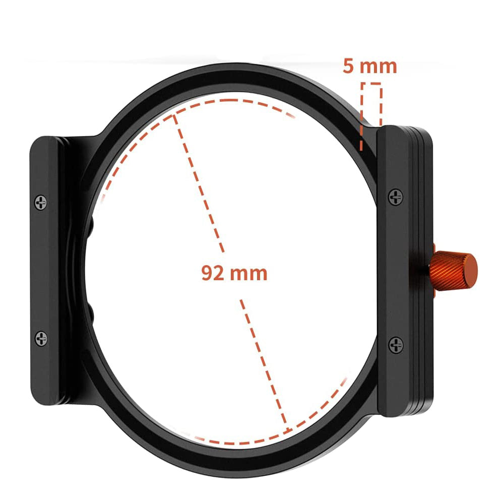 K&F Concept X Series Metal Square Filter Holder Kit with 8 Adapter Rings 49mm 52mm 58mm 62mm 67mm 72mm 77mm 82mm for DSLR Cameras | SKU-1812