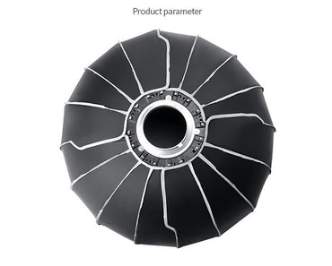 Triopo 47.2 inches / 120cm Parabolic Hexa Decagon Umbrella Soft Box for Outdoor Travel Photography, Location Shoots, Studio Equipment (KP2 120 GRID)