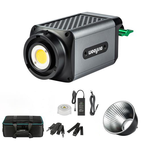 Viltrox Weeylite Ninja 300 Weeylite Mini COB Spotlight 80W Studio Light with Smart App Control, 12 Lighting Effects and 5600K Color Temperature for Photography, Videography, Studio, Exhibition