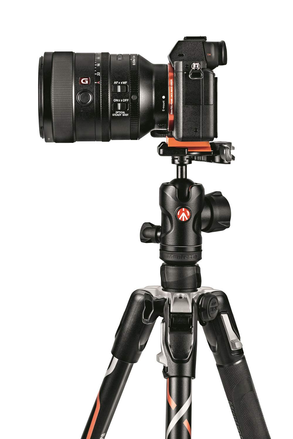 Manfrotto Befree Advanced Travel Aluminum Tripod with 494 Ball Head Lever Locks, Sony Alpha Edition (MKBFRLA-BH)