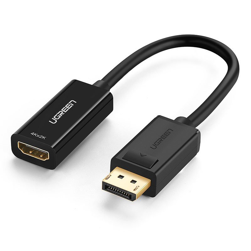 DisplayPort Male To HDMI Female Adapter – Connect PC/Laptop To HDMI Monitor – Unbranded