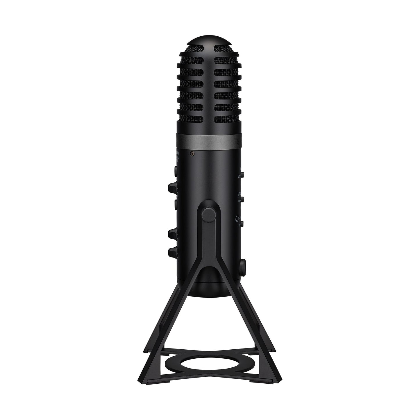 Yamaha AG01 Desktop USB Cardioid Condenser Microphone with Type-C and 3.5mm TRRS AUX I/O, Internal Audio Loopback Function and Built-In Mixer for PC Computer Laptop and Mobile