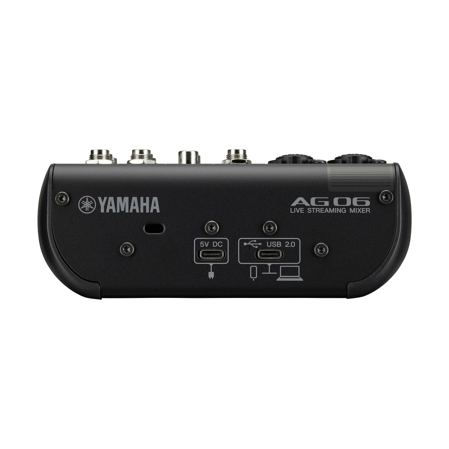 Yamaha AG03 MKII Mark II 3-Channel Livestream Set Pack Bundle with Multipurpose Mixer USB Audio Interface, YH-MT1 Monitoring Headphones, and YCM01 Condenser Microphone for Audio and Music Recording and Production | AG03 MK2 PACK