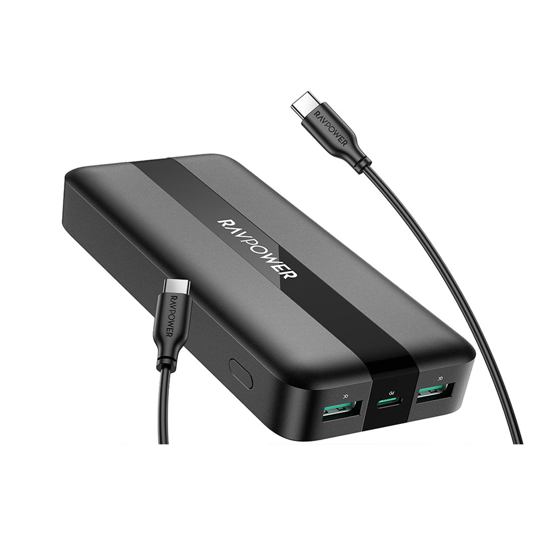 RAVPower PD Fast Charging 20W Power Bank with 3-Ports – JG Superstore
