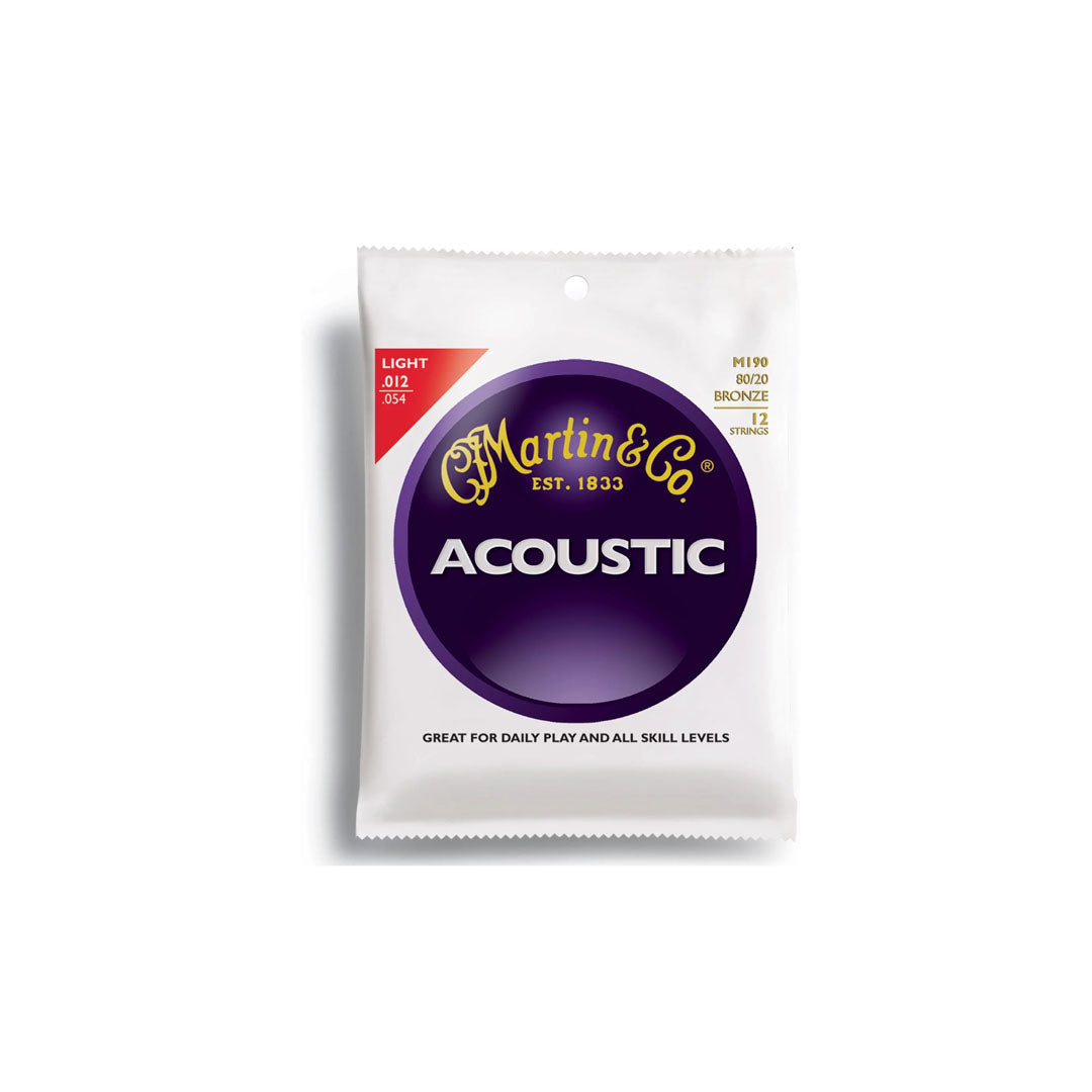 Martin acoustic deals guitar strings light