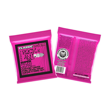 Ernie Ball Super Slinky Bright Gauge Classic Rock N Roll Pure Nickel Guitar Strings Set (.09-.042mm) | 2253