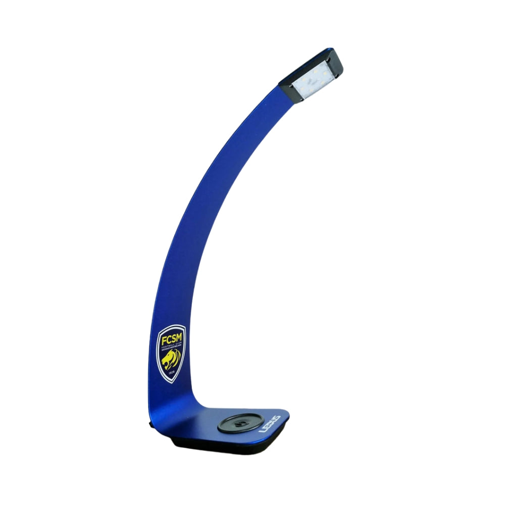 Ledus 6 Bulb Dimmable LED Desk and Table Lamp with 3 Brightness Levels (Football Club Sochaux-Montbeliard Special Edition) (Silver, Blue)