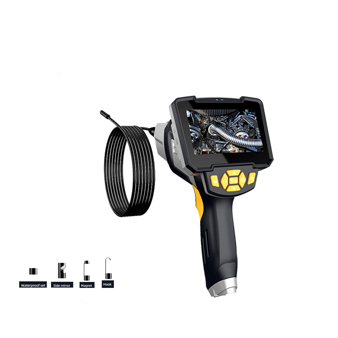 Noyafa NF-112-2 Industrial Endoscope with 5M Semi-Rigid Cable, 4.3" LCD Screen, 1080P HD Endoscope Camera and 1700mAh Built-in Battery
