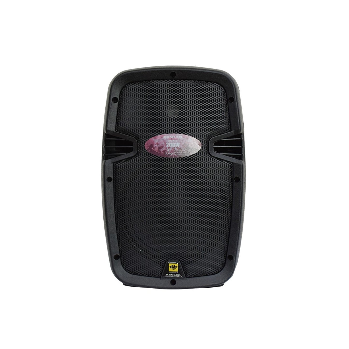 KEVLER EON-8 8" 200W 2-Way Bass Reflex Full Range Passive Loud Speaker (Pair) with Multiple Handles, Bottom Pole Mount, Multi Angle Enclosure and Easy Daisy-Chain Loop Connection