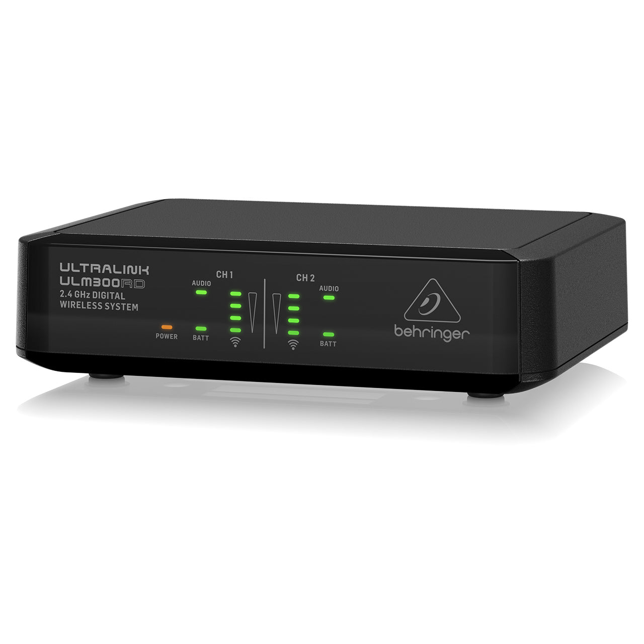 Behringer Ultralink ULM302MIC Dual Digital Wireless Microphone System High-Performance 2.4GHz with Receiver 60m Range