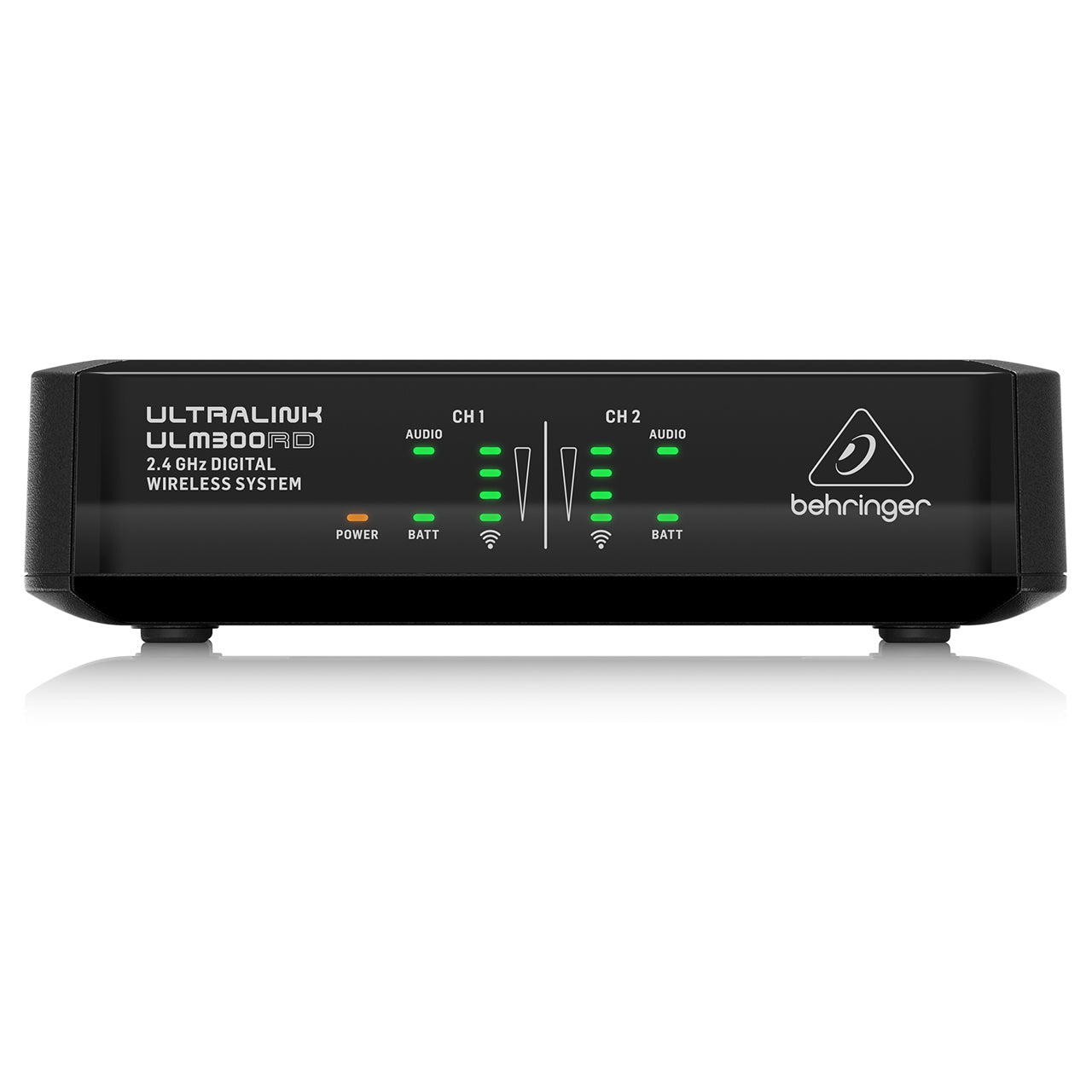 Behringer Ultralink ULM302MIC Dual Digital Wireless Microphone System High-Performance 2.4GHz with Receiver 60m Range