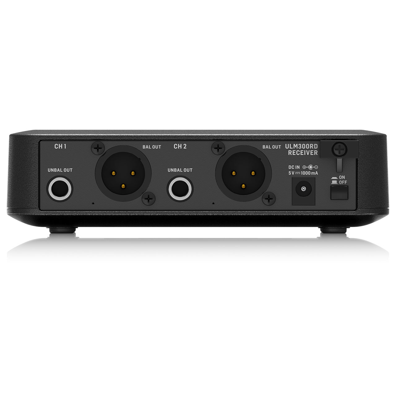 Behringer Ultralink ULM302MIC Dual Digital Wireless Microphone System High-Performance 2.4GHz with Receiver 60m Range