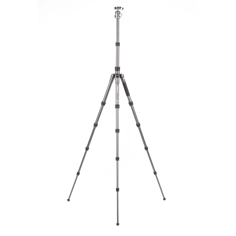 Benro BAT Aluminum Travel Tripod 5-Section Stand with Ball Head Dual Panning Reverse Folding Convertible to Monopod for Professional Photo and Video Production | FBAT05AVX20, FBAT15AVX20