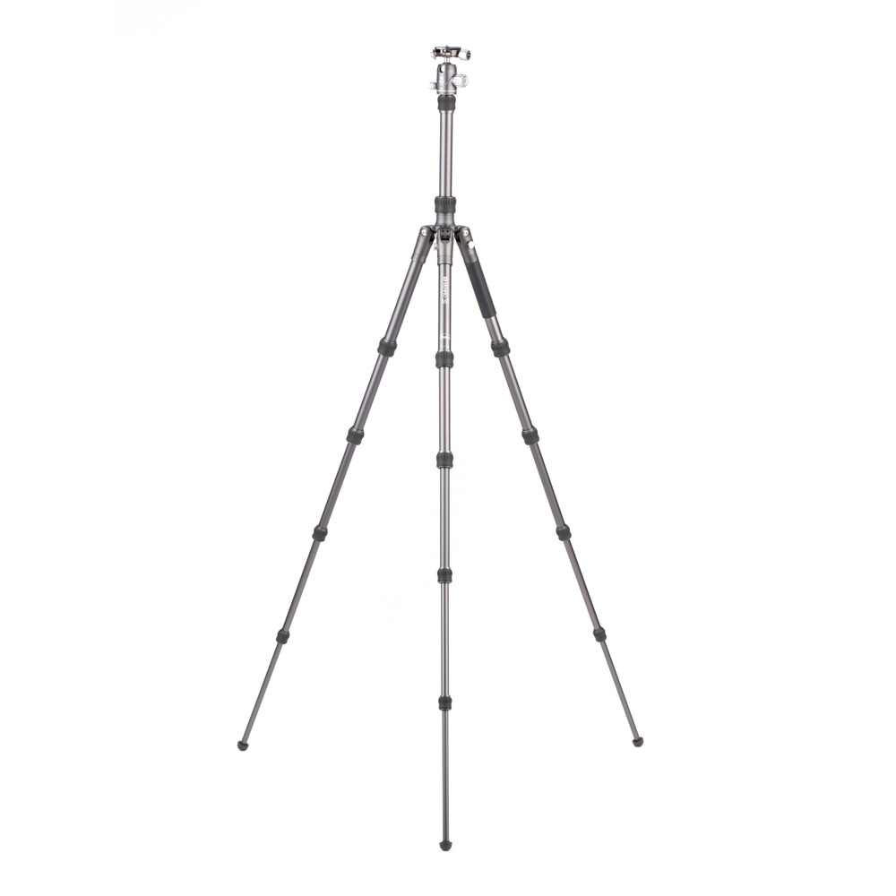 Benro BAT Aluminum Travel Tripod 5-Section Stand with Ball Head Dual Panning Reverse Folding Convertible to Monopod for Professional Photo and Video Production | FBAT05AVX20, FBAT15AVX20