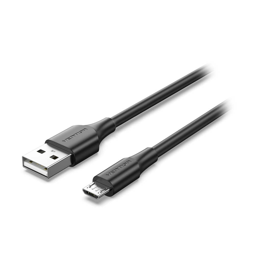 Vention USB 2.0 Male to Micro-USB Male 2A Quick Charging and Data Transfer Cable for Smartphones (Black) (3M) | CTIB