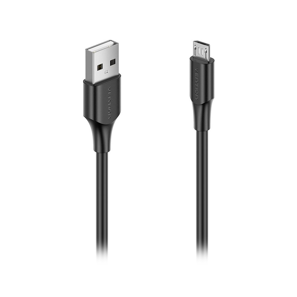 Vention USB 2.0 Male to Micro-USB Male 2A Quick Charging and Data Transfer Cable for Smartphones (Black) (3M) | CTIB