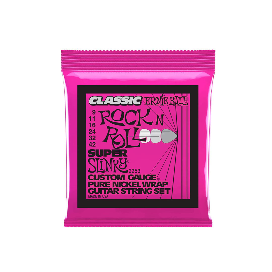 Ernie Ball Super Slinky Bright Gauge Classic Rock N Roll Pure