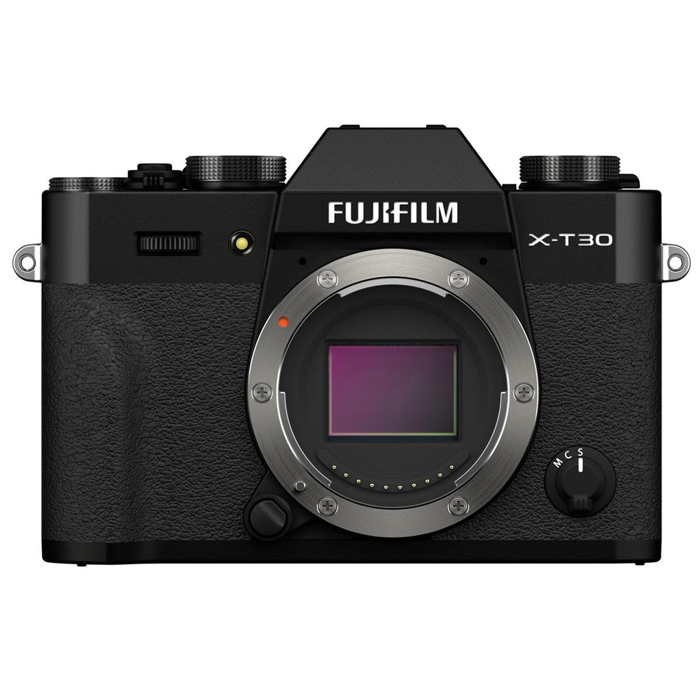 FUJIFILM X-T30 II Mirrorless Camera Body with 26.1MP APS-C X-Trans BSI CMOS 4 Sensor, DCI & UHD 4K 30 Video F-Log Gamma, 30 fps Shooting, Wi-Fi Bluetooth, 425-Point Phase-Detection Autofocus, Ultra-Sonic Vibration Sensor Cleaning