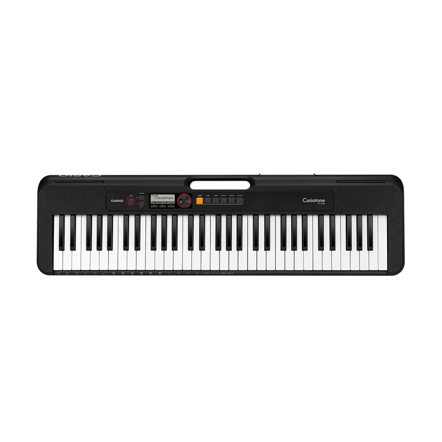 Casio CT-S200 61-Key Portable Piano Keyboard with USB-MIDI Connectivity, LCD Screen, Auto-Accompaniment, Built-in Songs/Tones/Rhythms (Red)