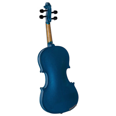 Cremona SV-75 Premier Novice Series 4/4 Violin Outfit with Solid Spruce Top for Beginner Musicians (Sparkling Black)