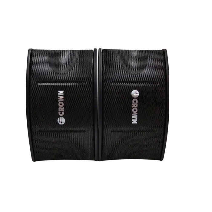 Crown 500W 10" Karaoke 3-Way Speaker System with 45Hz-18kHz Frequency Response, Max 8 Ohms Impedance and 96dB Sensitivity Level | BF-105