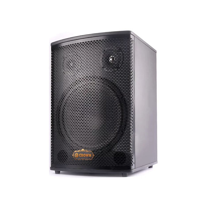 Crown 300W 8" BF Series Karaoke and Videoke Passive Audio 3-Way Speaker System with Built-In Left and Right Midrange and 3"  Tweeter, 45Hz-20KHz Frequency Response, Max 8 Ohms, 92dB Sensitivity | BF-308