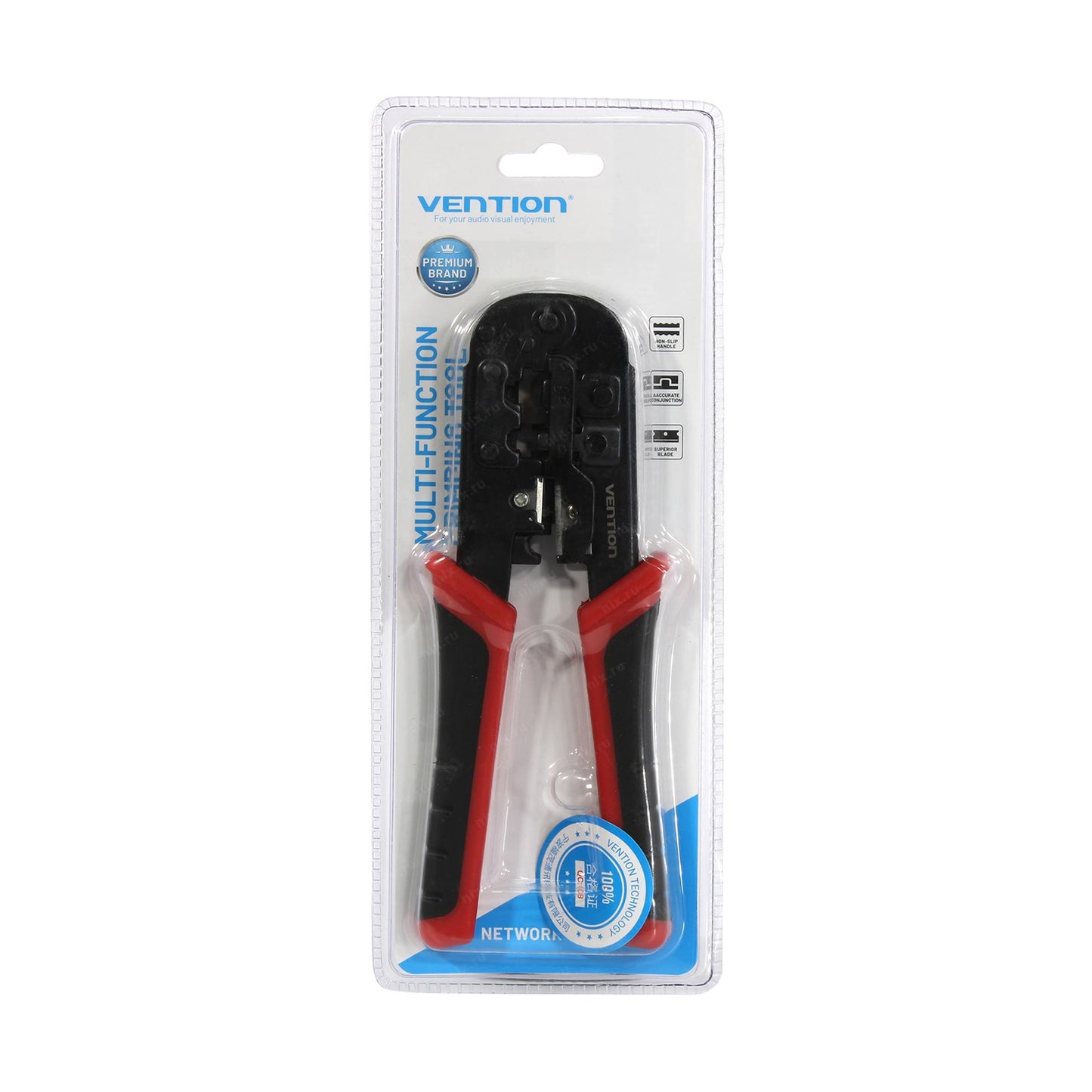 VENTION 8P/6P Multifunctional Crimping Tools with Crimper Cutter Stripper Plier for RJ45 Lan Network Cable | KEDB0