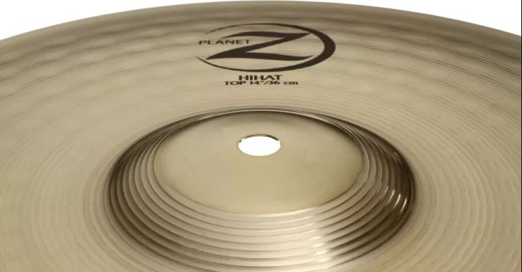 Zildjian PLZ14BPR 14 Inch Planet Z Series Band Hi Hats Cymbal (Pair)
