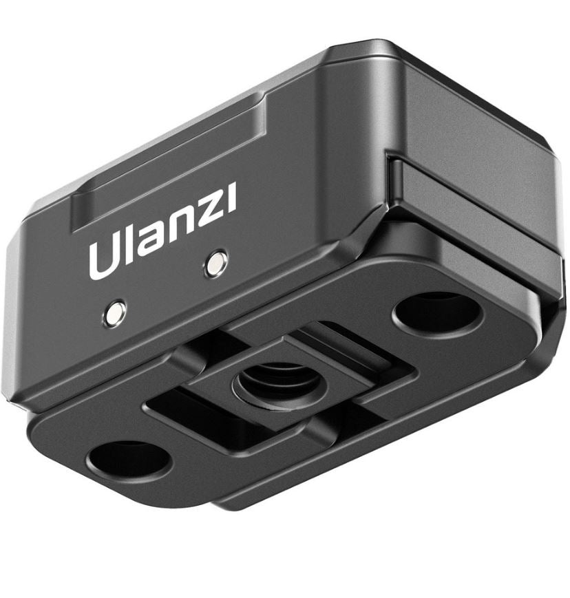 UURig by Ulanzi Hummingbird R080 Aluminum Alloy Quick Release Base for Action Camera, Smartphones and Mirrorless Cameras