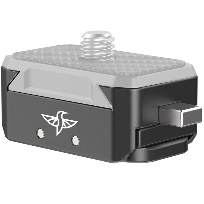 UURig by Ulanzi Hummingbird R080 Aluminum Alloy Quick Release Base for Action Camera, Smartphones and Mirrorless Cameras