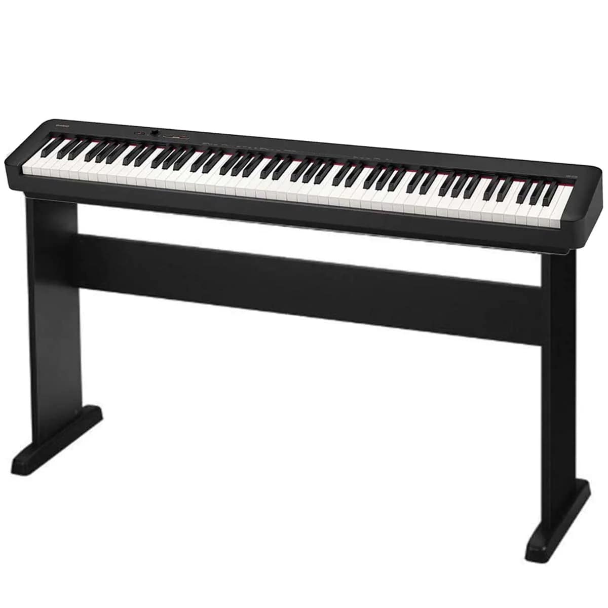 Casio Weighted 88-Key Slim Digital Piano with Scaled Hammer Action Keyboard and 10 Built-In Tones (Stand Included) | CDP-S110BKC2