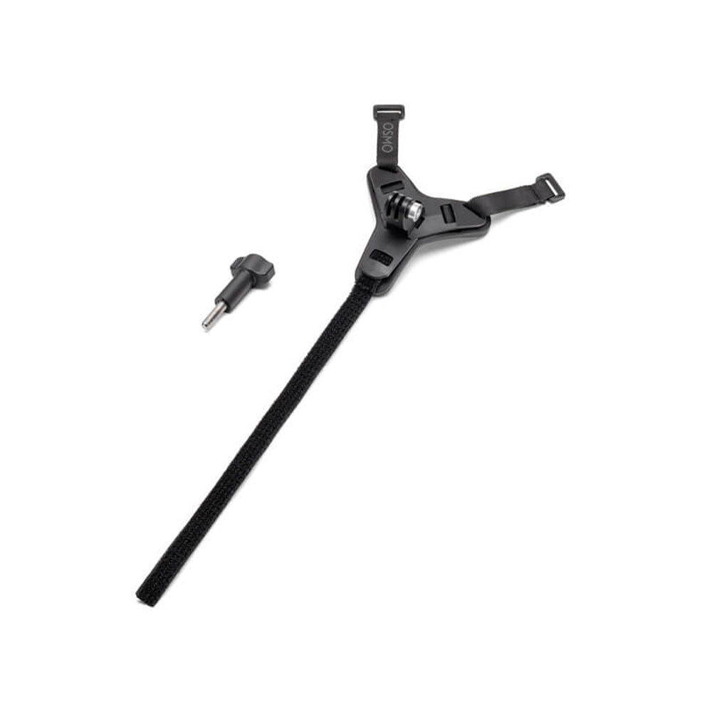 DJI Motorcycle Helmet Chin Mount Strap with Locking Screw for Action 2 and Osmo Action 3 Sports Camera