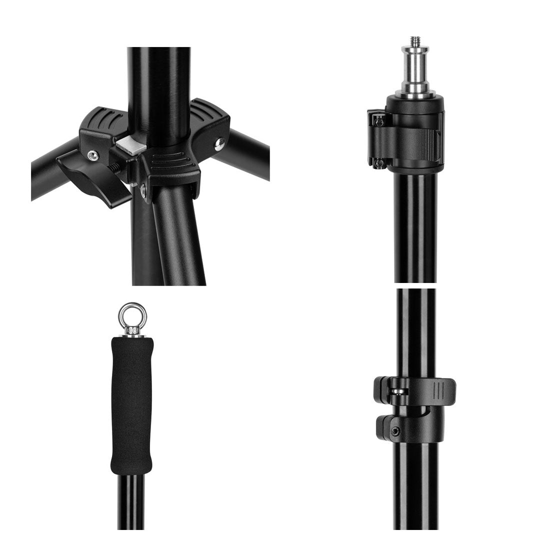 SmallRig RA-S280 9.2" Air-Cushioned Light Stand with 4kg Load Capacity, for Studio Photography and Professional Filmmaking | 3736