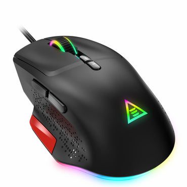 EKSA Gamer Lux EM600 Advanced Wired Gaming Mouse Customizable RGB, 12000 DPI, 8 Programmable Buttons and Lightweight Design