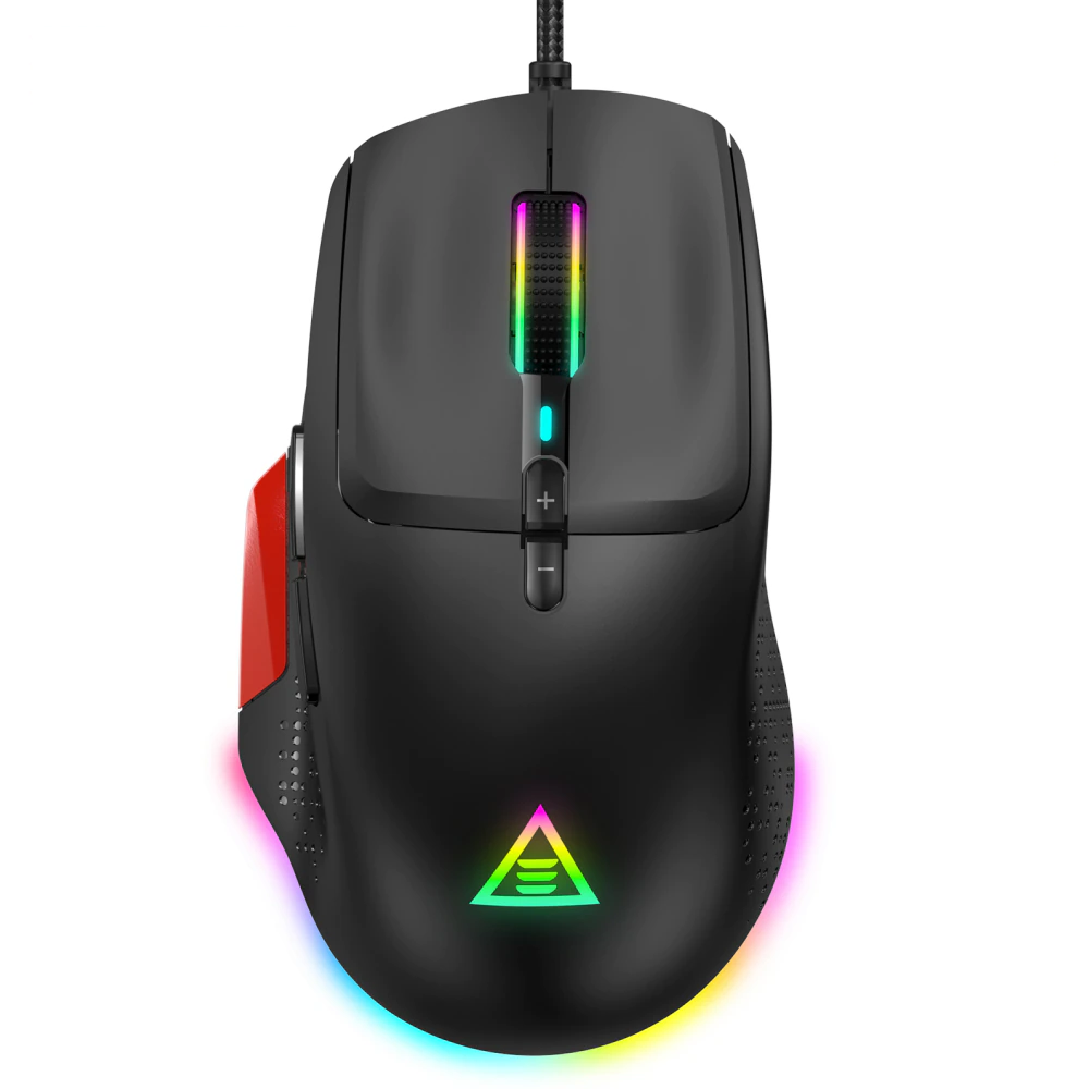 EKSA Gamer Lux EM600 Advanced Wired Gaming Mouse Customizable RGB, 12000 DPI, 8 Programmable Buttons and Lightweight Design