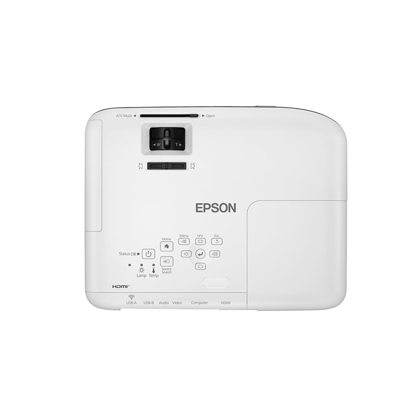 Epson EB-X51 XGA 3LCD Wired / Wireless Projector with 1024 x 768 with 3800 Lumes and 12000 Hours ECO Mode Built-in Multi Moderator Function with 50 Max Users for Classroom, Cinema, Business Presentation
