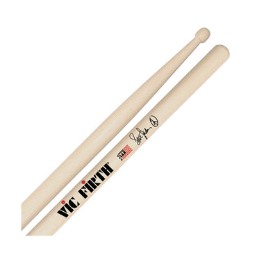 Vic Firth SJOR Steve Jordan Signature Drumsticks with Hickory Wood Barrel Tip for drums and cymbals