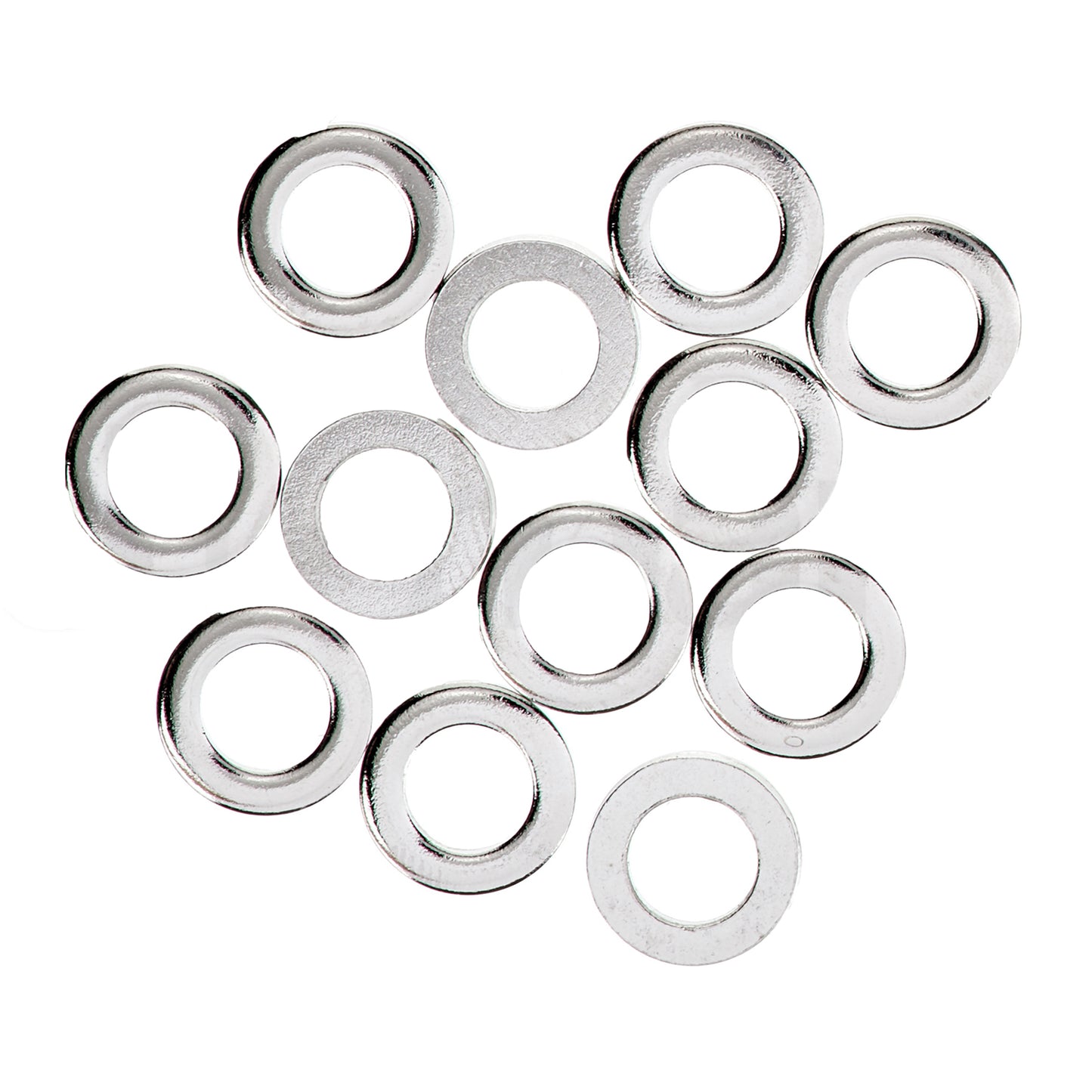 Gibraltar SC-11 Metal Tension Rod Washers (12 Pack) for Drums Hoops (10mm Outer / 6mm Inner Diameter)
