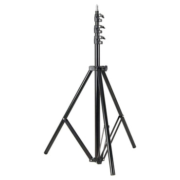 Godox 190F / 210F / 290F / 300F Professional Aluminum Alloy Adjustable Light Stand with Reversible Legs, Lightweight/Heavy-Duty Design, 5/8″ Gold / Silver Plated Spigot, Max 5Kg Load & 2.86 Max Height for  Photography Studio Equipment