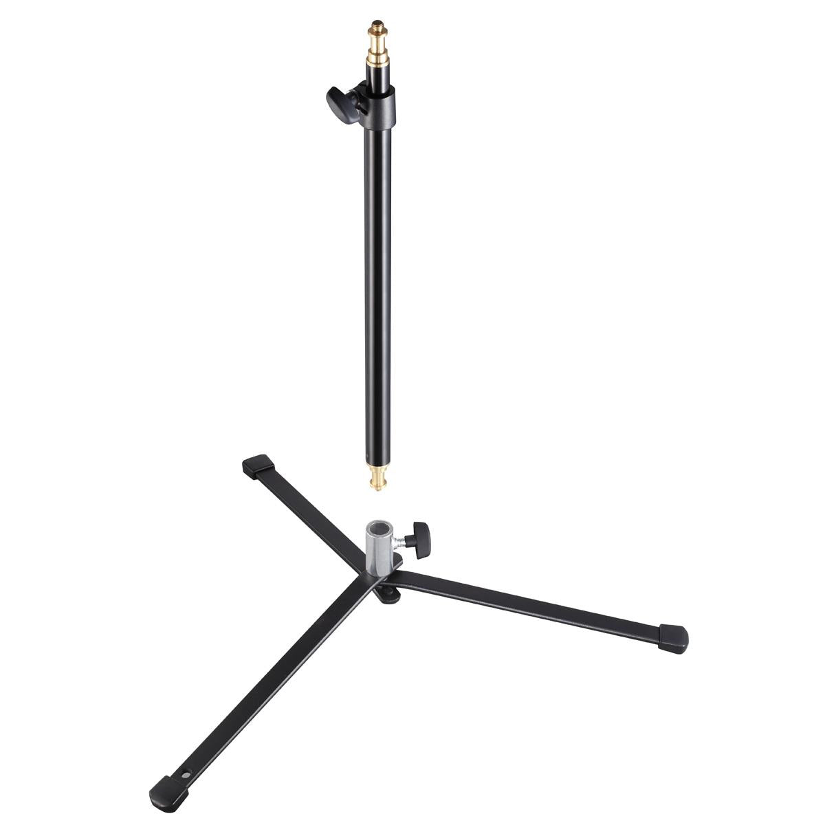 Godox 90F Foldable 2-Section 86cm Floor Studio Light Stand with 3Kg Load Capacity and Removable Base