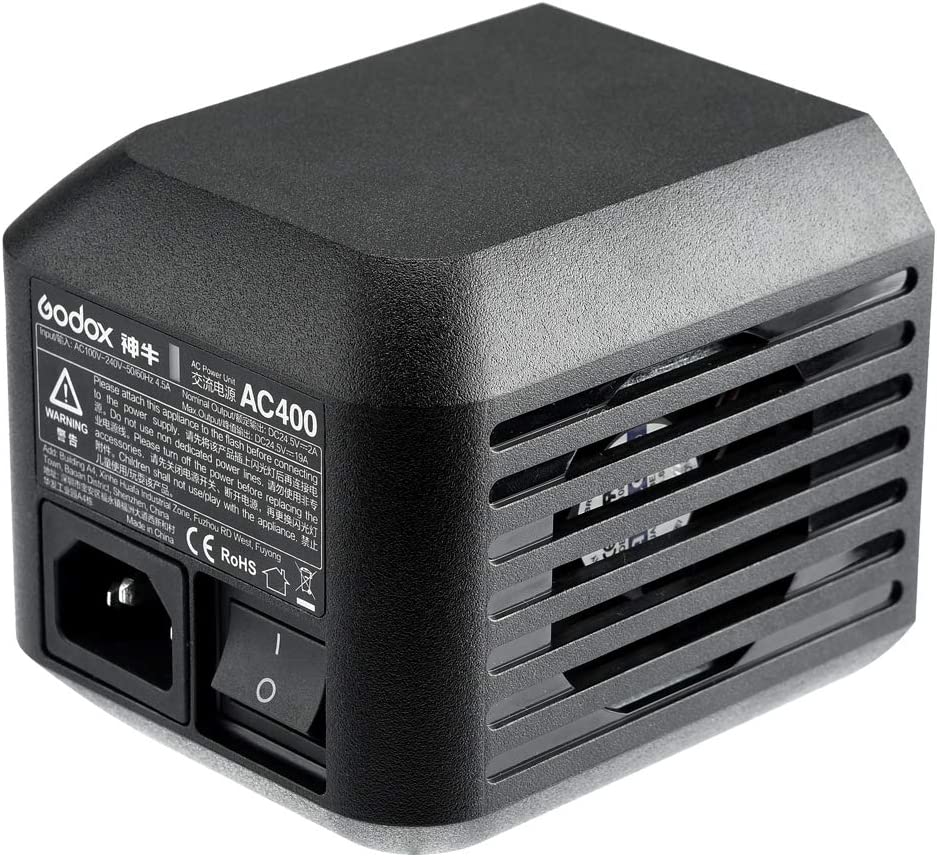 Godox Wistro AC400 400W AC Power Unit Source Adapter for AD400 Pro Video Light with Cable