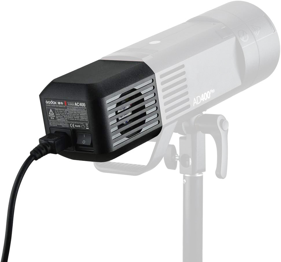Godox Wistro AC400 400W AC Power Unit Source Adapter for AD400 Pro Video Light with Cable