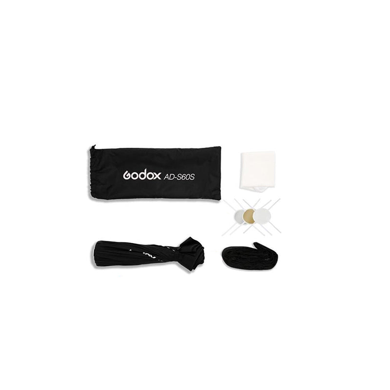 Godox AD-S60S 60cm Octagon Quick Fold Softbox with Grid and Mount for AD300Pro, A400Pro, ML60 LED Lights and Studio Photography