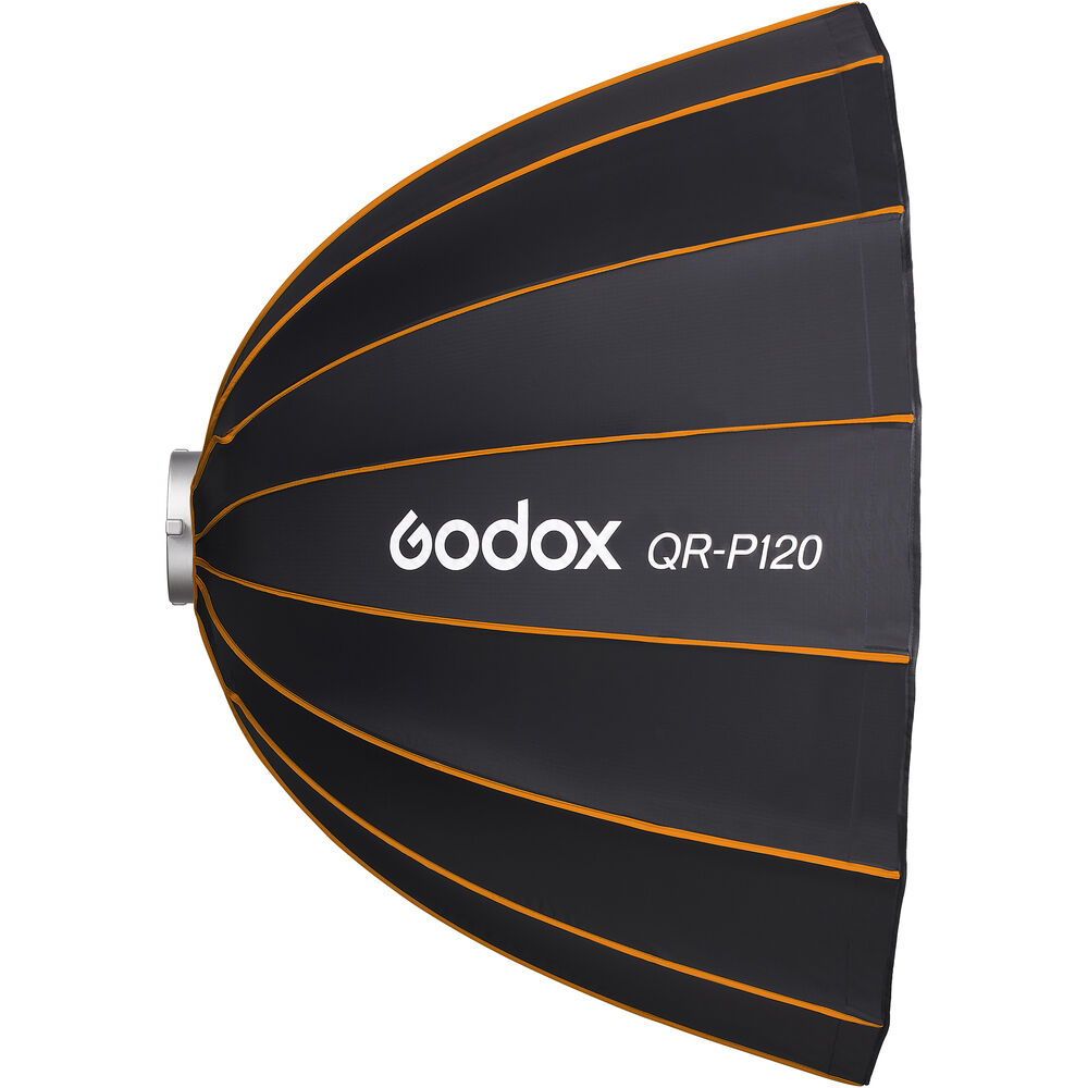 Godox QR-P120 120CM Deep Parabolic Quick Setup Bowens Mount Flash Speedlight Diffuser Reflector
