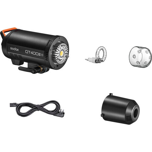 Godox QT400IIIM Flash Head 400W/s LED 2.4G Wireless with LCD Display and Built-in S1 and S2 Slave Trigger Modes